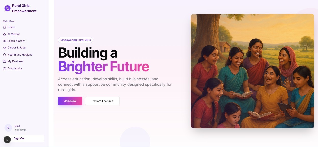 Rural girl's empowerment